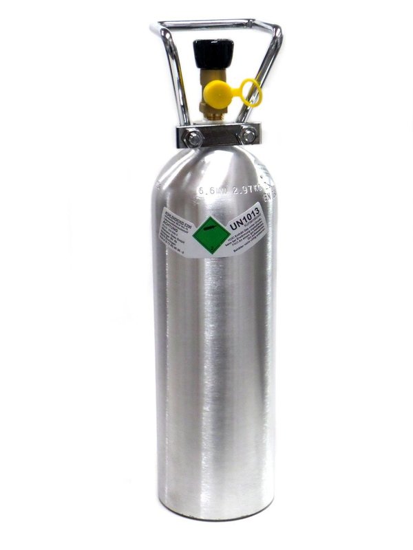 CO2 Flasche 2 kg Aluminium-Zylinder gefüllt