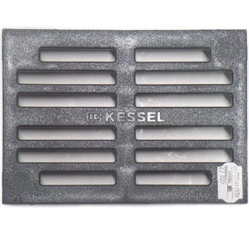 KESSEL SET Rost + Platte schwarz je 138x190x18mm - 680899